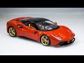 Review Ferrari 488 GTB by Bburago 1:24 customize