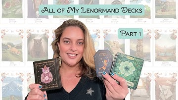 🫶 A Lenormand Deck Collection Walkthrough - Part 1 🫶 #lenormandlibrary