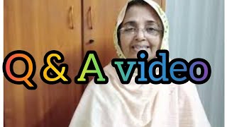 Q & A video/detailed answers of your questions/Sindhi