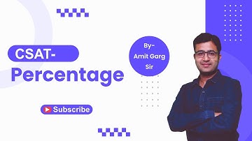 Percentage by Amit Garg sir || CSAT || UPSC CSE 2023 || IAS SETU