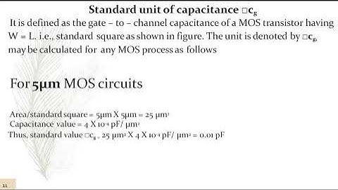 area capacitance of layer