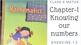 class 6 ncert maths chapter1 exercise 1.3| class 6 maths knowing our numbers