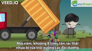 Tác hại của rác thải nhựa tới đại dương.