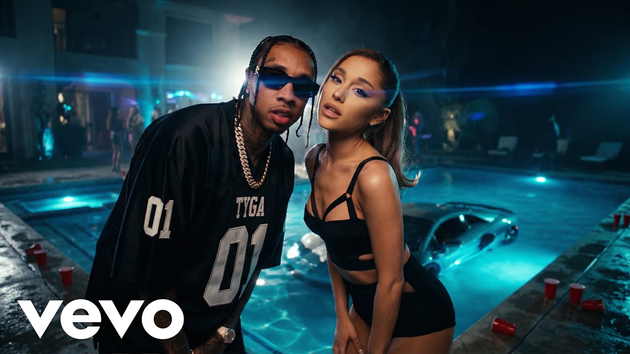 Tyga, Ariana Grande - Chrome Glow (ft. Doja Cat, Chris Brown) | (Official Lyrics Video)