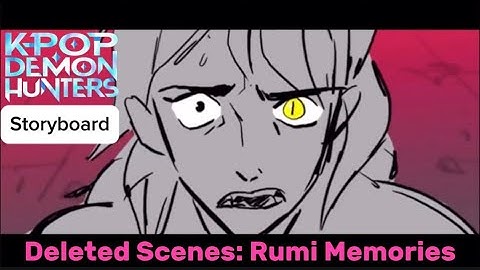 KPop Demon Hunters Storyboard - Rumi Memories (Deleted Scenes) | But it’s unmuted as fanmade 🔈
