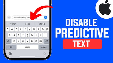 How To Turn OFF Predictive Text On iPhone