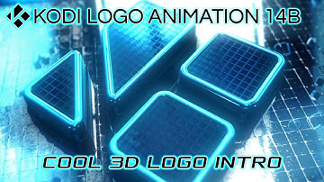Kodi® Logo Animation 14B (10sec) Cool 3D Logo Intro