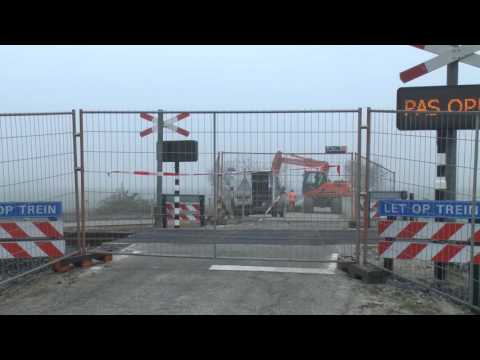 Spoorovergang Voslaan Winsum per direct gesloten