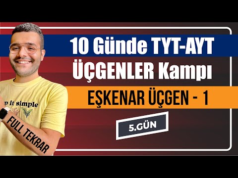 Video: Eşkenar üçgeni kendine hangi dönüşüm taşır?