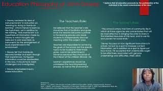 Education Philosophy of John Dewey