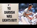 Yu Darvish strikes out 7 and SHUTS DOWN the Dodgers on Mother&#39;s Day! ダルビッシュ有の圧巻パフォーマンス