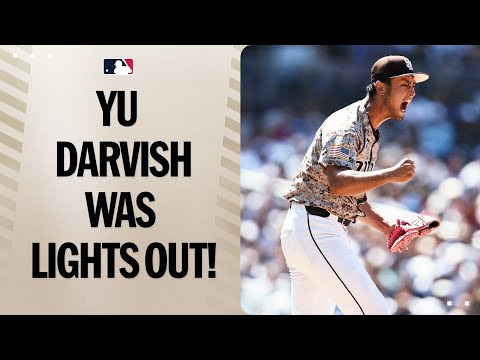 Yu Darvish strikes out 7 and SHUTS DOWN the Dodgers on Mother's Day! ダルビッシュ有の圧巻パフォーマンス