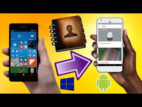 Как перенести КОНТАКТЫ с Windows Phone на Android