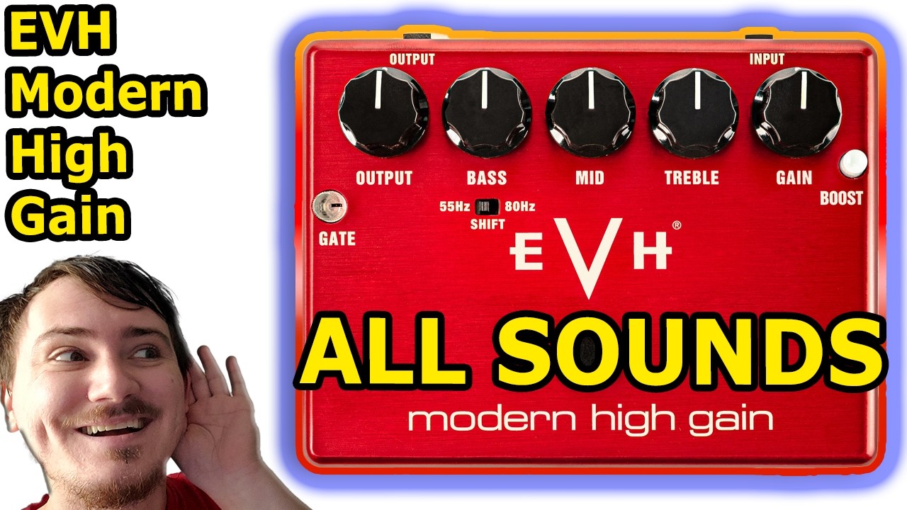 MXR EVH Modern High Gain, 2015 Eddie Designed EVH Gain Pedal - YouTube