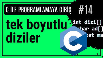 Tek Boyutlu Diziler | C Programlama Dersleri #14