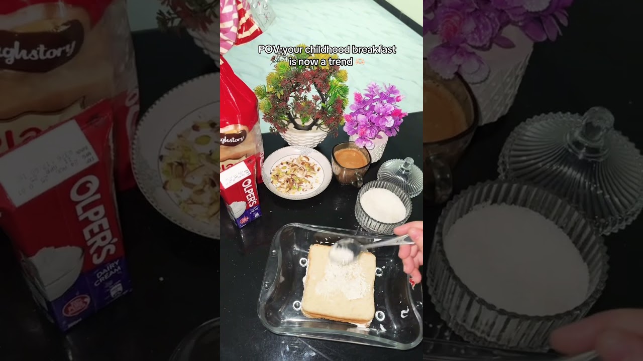 “Bread so soft, Cream so rich, Chai so warm-a trio made in heaven.”# sneha