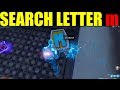 Search the letter m in dusty divot location week 4 season 7