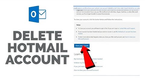 How to Delete Hotmail Account | Remove Hotmail Account 2022