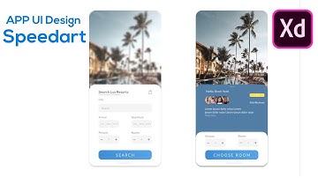 Booking App UI Design | Adobe XD Tutorial