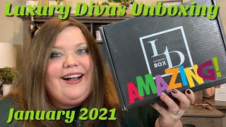Luxury Divas Unboxing | January 2021 | LOVE It!