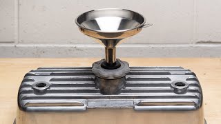 The Easy Fill Oil Funnel Cap