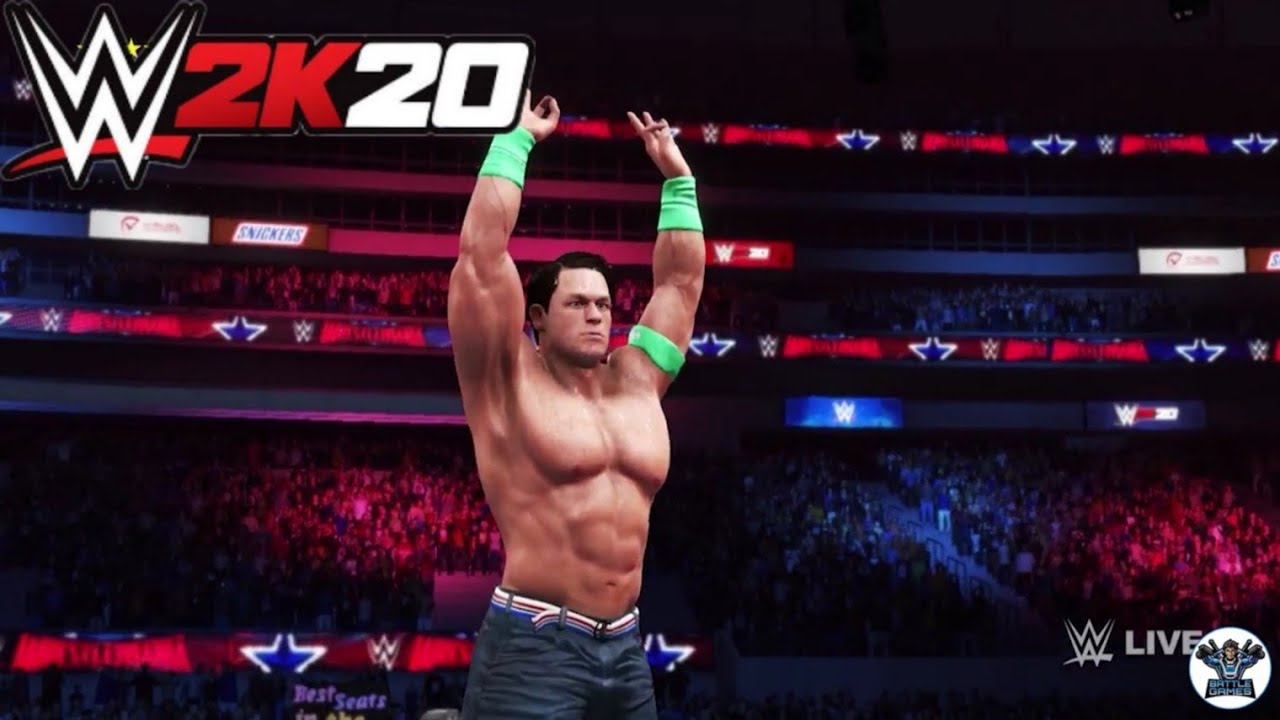 WWE 2k20 Gameplay Pc John Cena Vs The Rock 4K 60fps |BATTLE GAMES