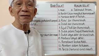 SYARAT & RUKUN SOLAT - BAB SOLAT SIRI 01 @syedzainudinsyedmokhtar