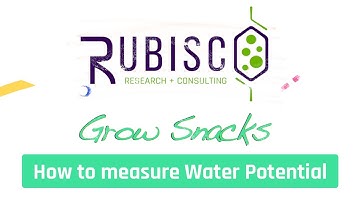 How do you measure Water Potential?
