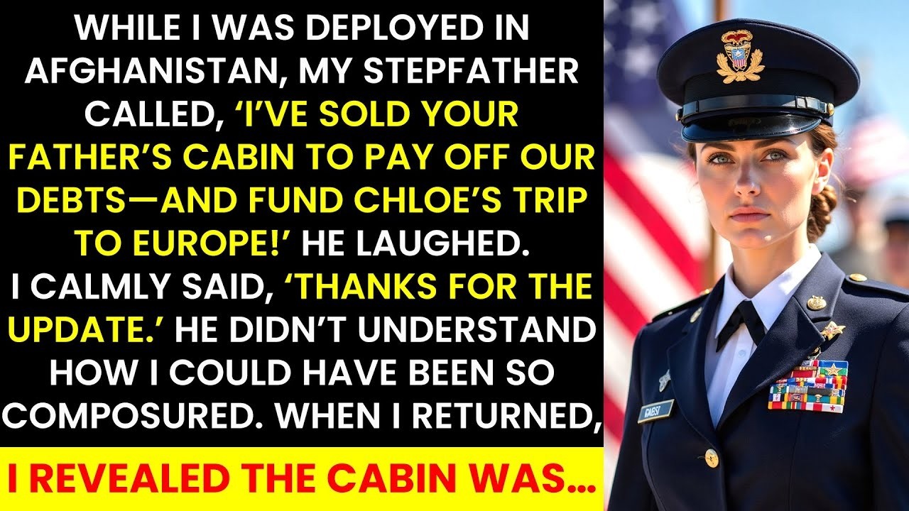 My Stepdad Called, ‘I Sold Your Father’s Cabin To Pay Debts’ He Laughed But Then I