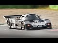 1986 Sauber C8 Group C: Mercedes 5.0 Twin-Turbo V8 Roar at Monza Circuit!