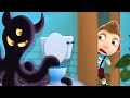 Knock Knock Who&#39;s There? Monster in the Bath | Cartoon for Kids | Dolly and Friends 3D