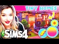 Every Tiny Home is a DIFFERENT AESTHETIC 😍 Sims 4 Build Challenge // MINI CITY BUILD 🌟