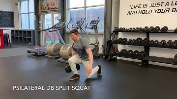 IPSILATERAL DB SPLIT SQUAT