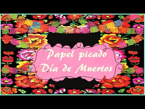 ¿Cómo hacer banderitas de papel para el día de muertos? Fácil
