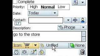 Agendus Windows Mobile - V2 how to create a new task