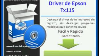 Descargar Driver de Epson TX115 - YouTube