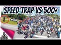 COP Speed Trap vs 500+ Honda Groms!