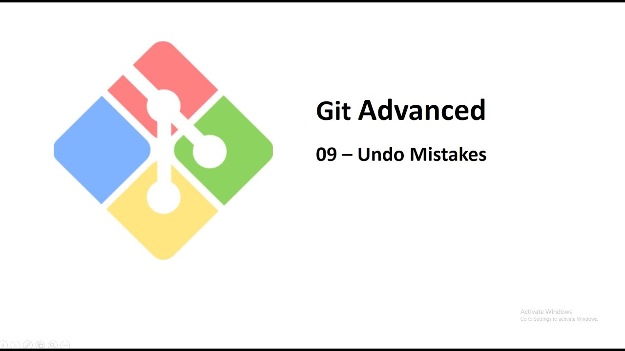 09- Undo mistakes in git  | git advanced بالعربي