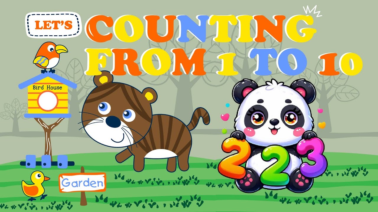 123 songs for kids kidscartoon 123numbers playfulpalsedu youtube