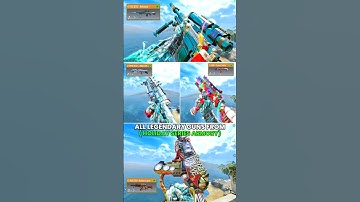 All Legendary guns form Holiday series Armory #codm