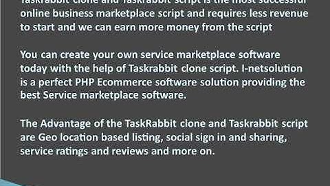 Taskrabbit Clone |Taskrabbit script |Service marketplace software