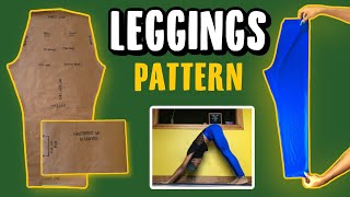 How To Draft A Pattern For LEGGINGS For Adults & Kids | for Yoga, Jogging, Biking @sewquaint 🔆