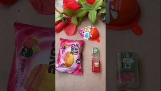Yum Cake & mini tic tac & kinder joy Popsicle #shorts #youtubeshorts