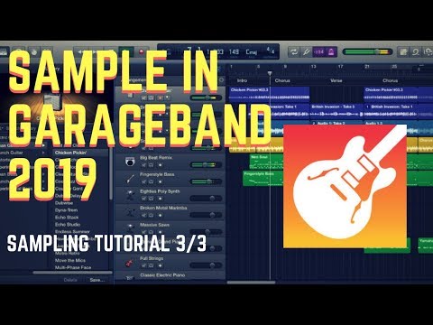 Sample Drums in Garageband Using the AU Sampler (Sampling Tutorial OSx  3/3)