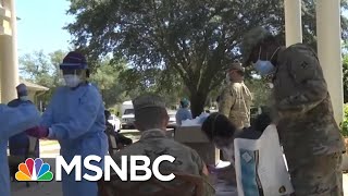 Trump Cuts National Guard Deployment A Day Short Of Benefits Accrual | Rachel Maddow | MSNBC