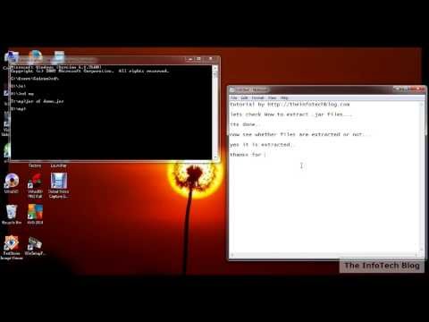 How to Extract .jar files easily