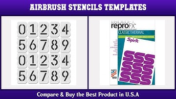 Top 10 Airbrush Stencils & Templates to buy in USA 2021 | Price & Review