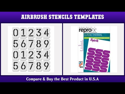 Top 10 Best Airbrush Stencils & Templates to Buy on Amazon USA | Price & Review