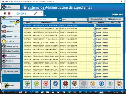 Procedimiento para el ingreso de expedientes Parte1