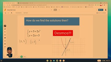 Solving Non-Linear Systems by Graphing